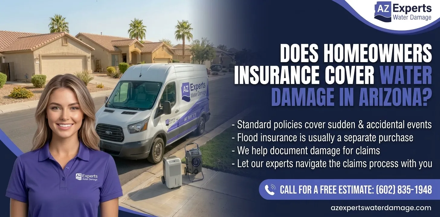 Insurance Cover Water Damage in Arizona