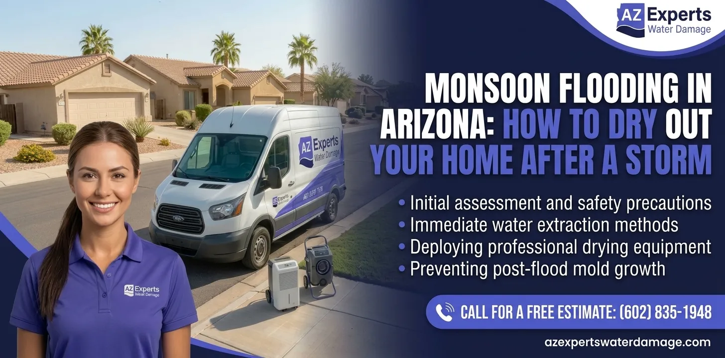 Monsoon Flood Damage in Arizona