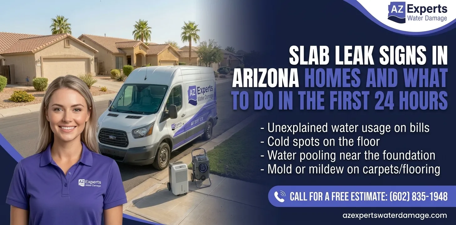 Slab Leak Signs in Arizona